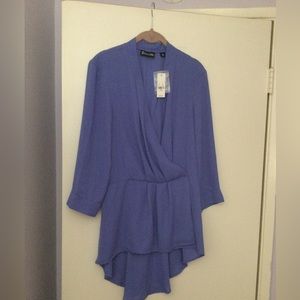 New York & Company cobalt blouse